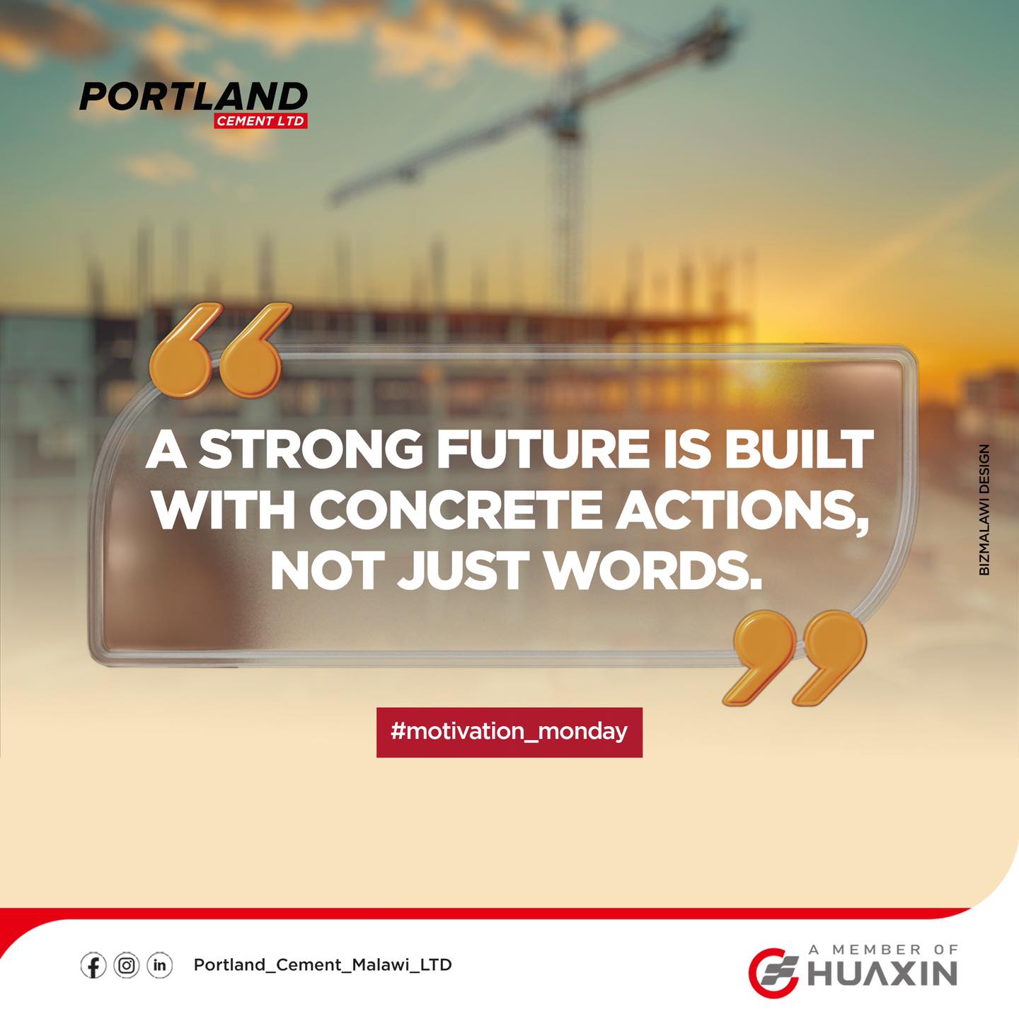 Building a strong future requires concre...