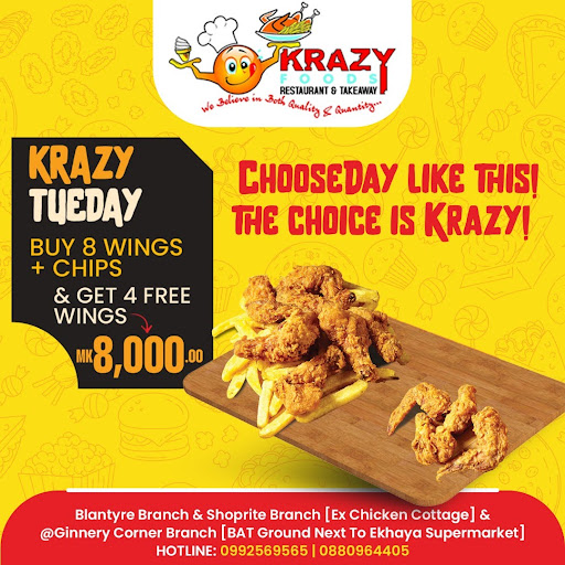 Nsima ipumeko mawa!


Choose Krazy Wi...