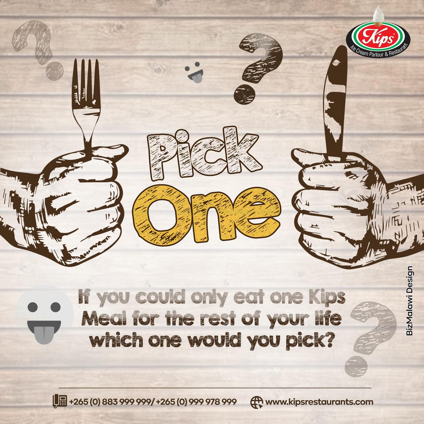 If you could choose only one meal from K...