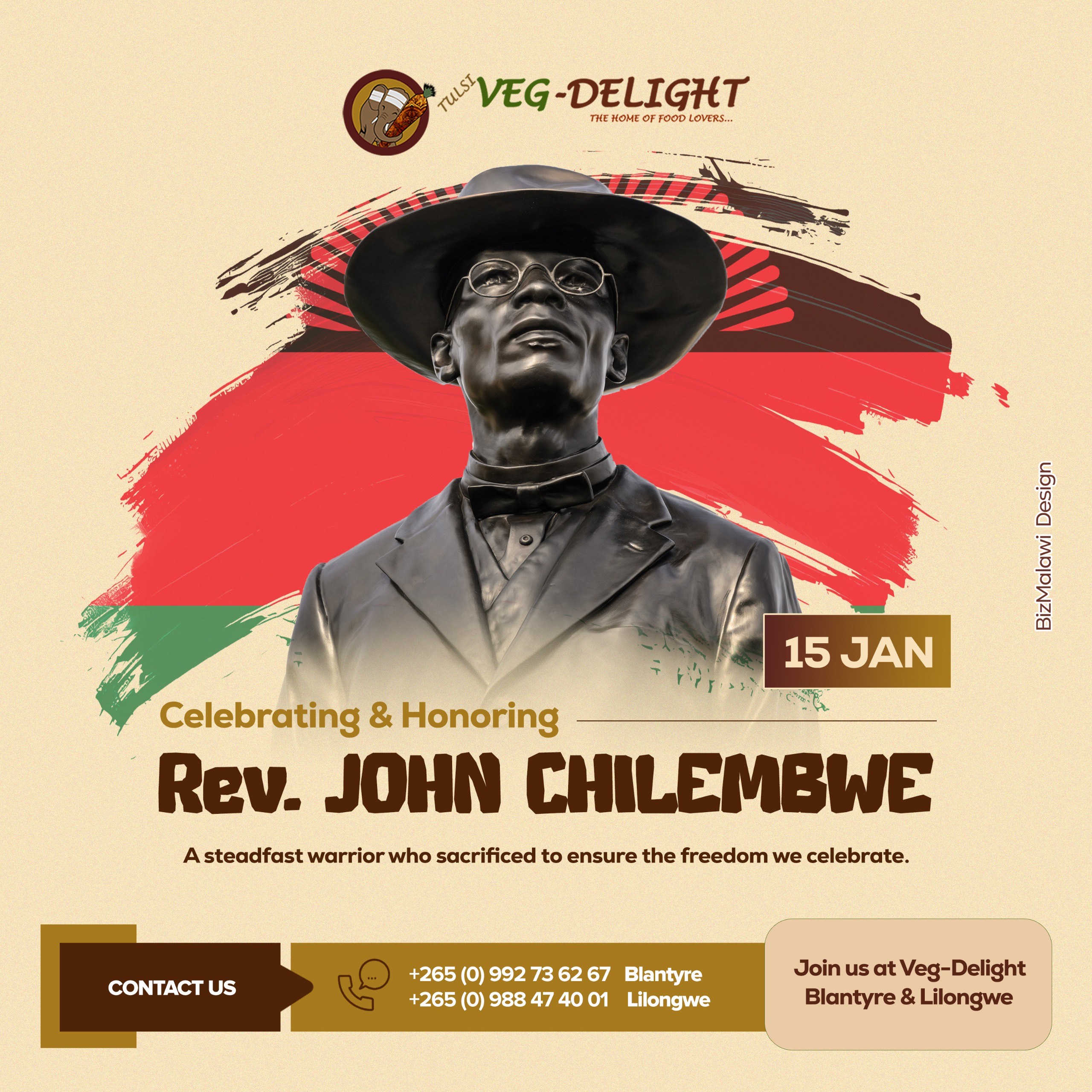 Today We Honour Rev John Chilembwe....